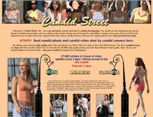 Tablet Screenshot of candid-street.com